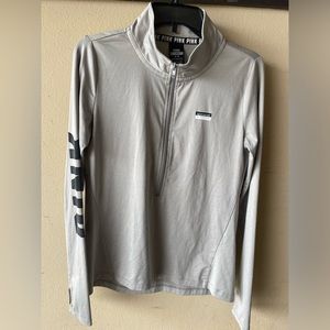 PINK grey long sleeve/sweater